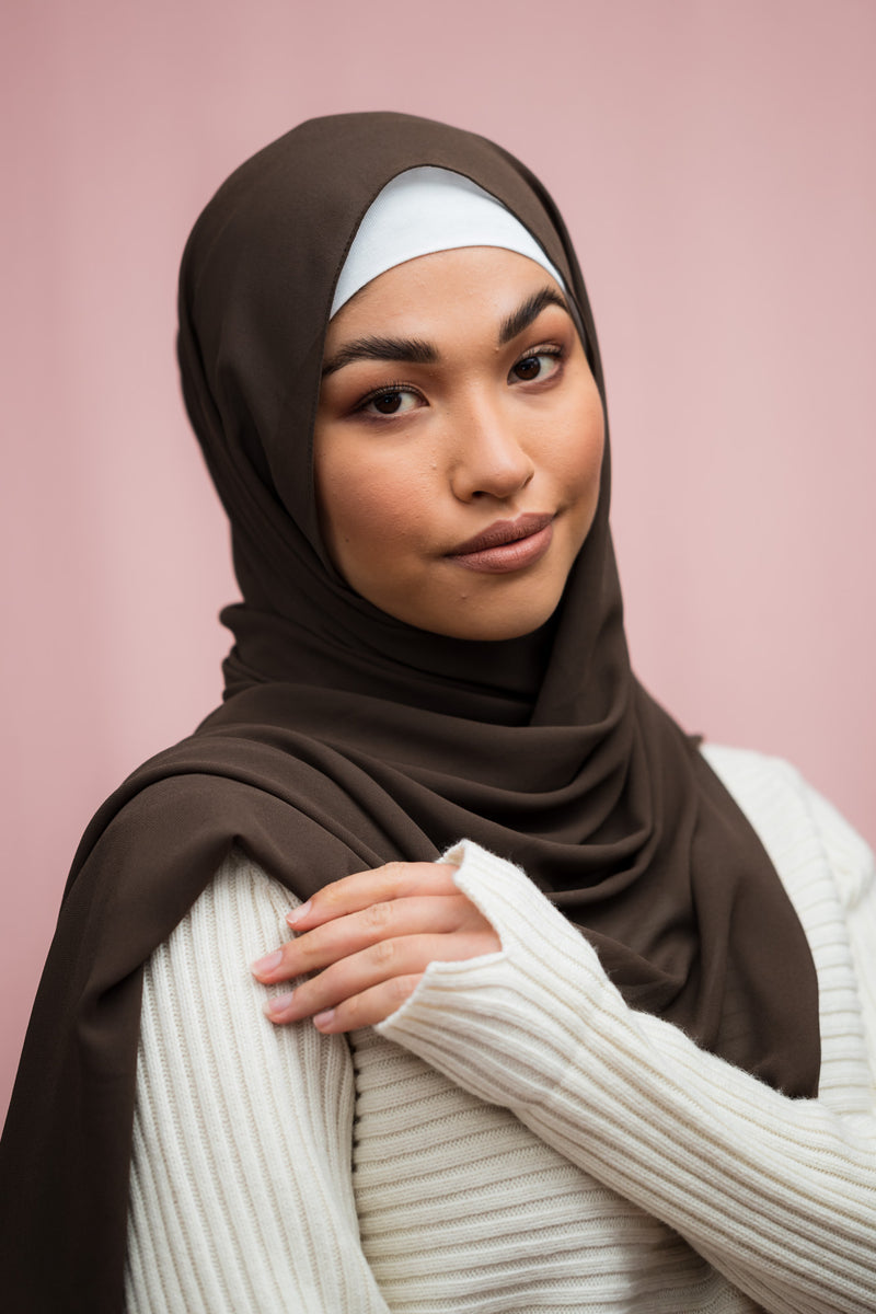 The Instant Navy Jersey Hijab Scarf by Suriah Scarves