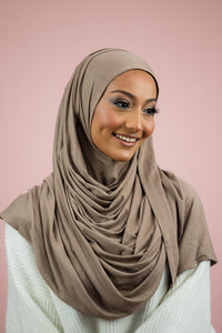 The Relaxed Navy Jersey Hijab Scarf